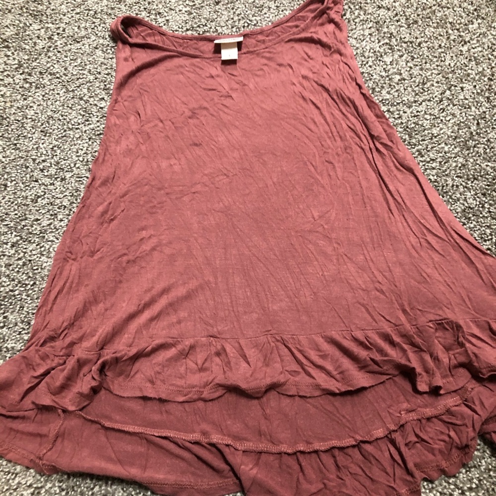 Flared Pink Tank Top
